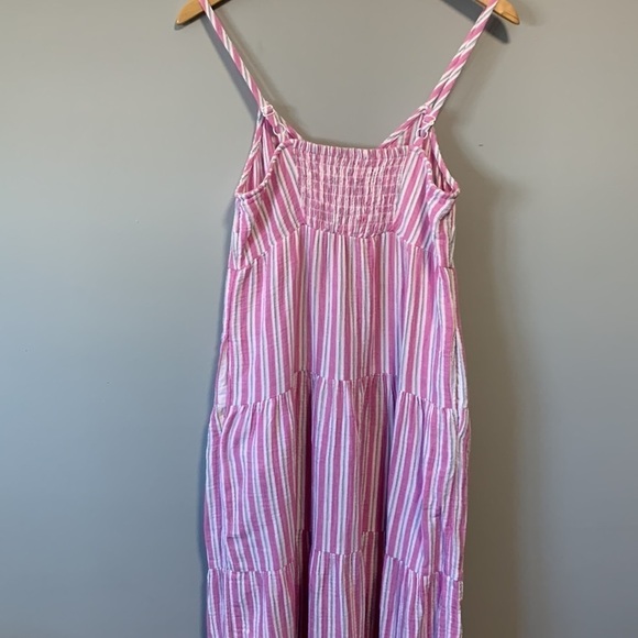 Universal Thread Pink Stripe Maxi Dress - Picture 5 of 15